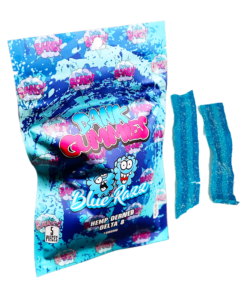 Blue Raspberry Gummy Belts 1000mg
