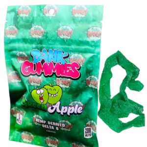 Dank Green Apple Gummy Belts