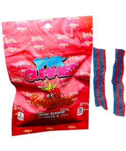 Raspberry Gummy Belts 1000mg
